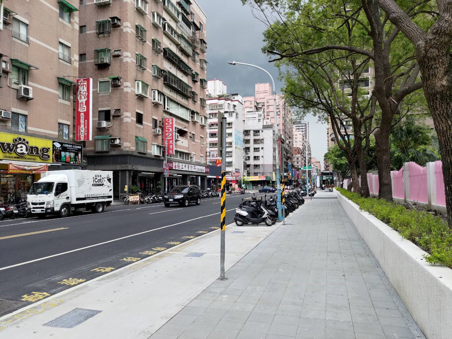 中平路過學校大門後段_改善後