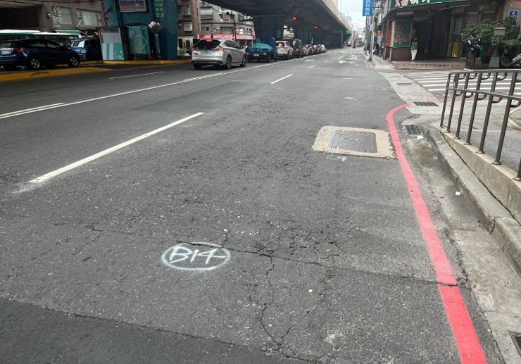 三重區新北大道一段改善前