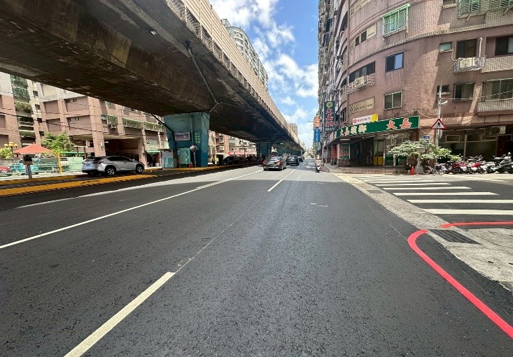 三重區新北大道一段改善後