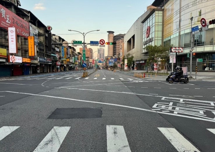 中和區中山路三段改善前