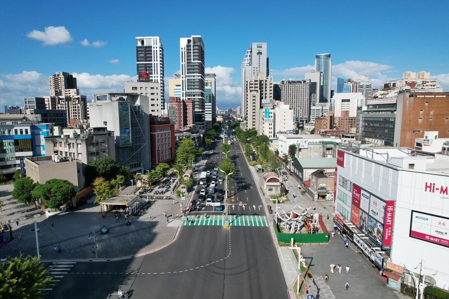 板橋區府中遊龍陸橋拆除後