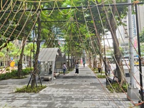 新北市政府前廣場周遭人行環境改善工程