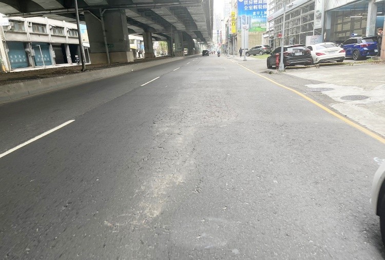 新莊區新北大道二、三段改善前