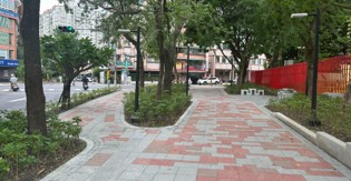 板橋高中旁民權路、公館街轉角廣場改善工程(板橋高中校舍旁街轉角綠意廣場改善工程)