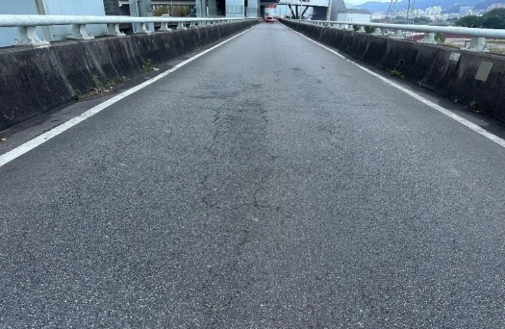 泰山區台一線高架橋改善前