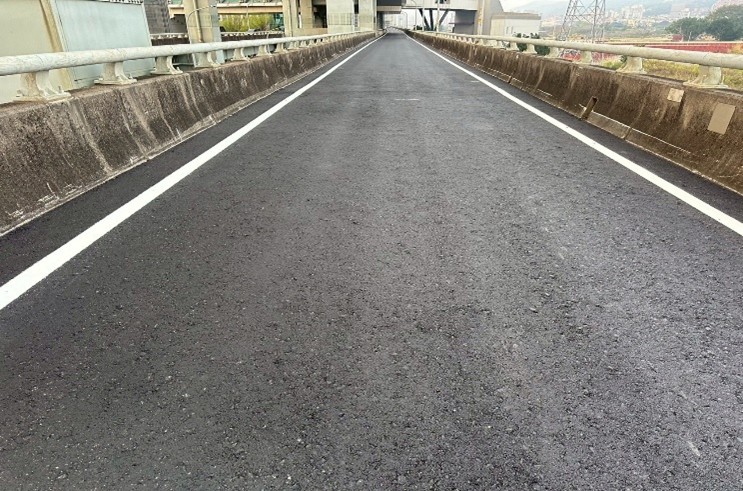 泰山區台一線高架橋改善後