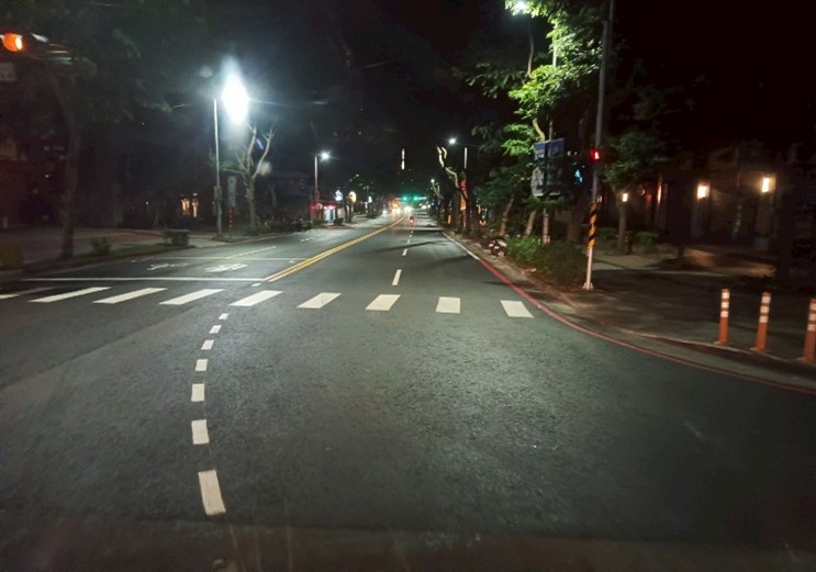 淡水區中山北路二段改善後